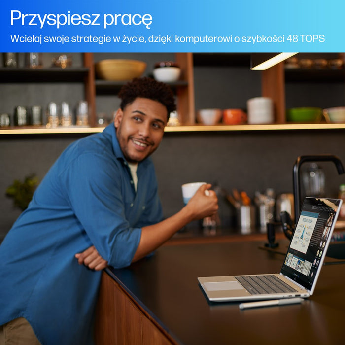 HP EliteBook X Flip G1i 14 inch Notebook Next Gen AI PC Copilot+ PC Hybrid (2in1) Touchscreen 512GB SSD Windows 11 Pro