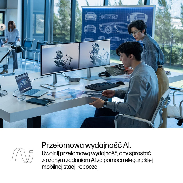 HP ZBook Ultra G1a Copilot+ PC AMD Ryzen AI Max PRO 385 Mobile workstation 35.6 cm (14") 2.8K touchscreen 32 GB LPDDR5x-SDRAM 1 TB SSD Wi-Fi 7 (802.11be) Windows 11 Pro AI Workstation, AI PC Silver