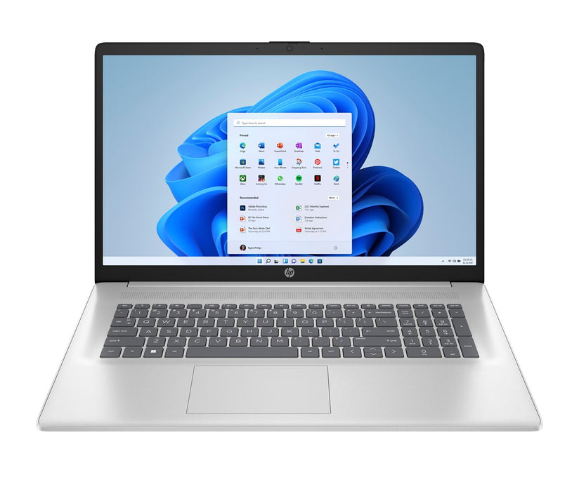 HP 17-cn4009nw Intel Core 5 120U Laptop 43.9 cm (17.3") Full HD 16 GB DDR4-SDRAM 512 GB SSD Wi-Fi 6 (802.11ax) Windows 11 Home Silver