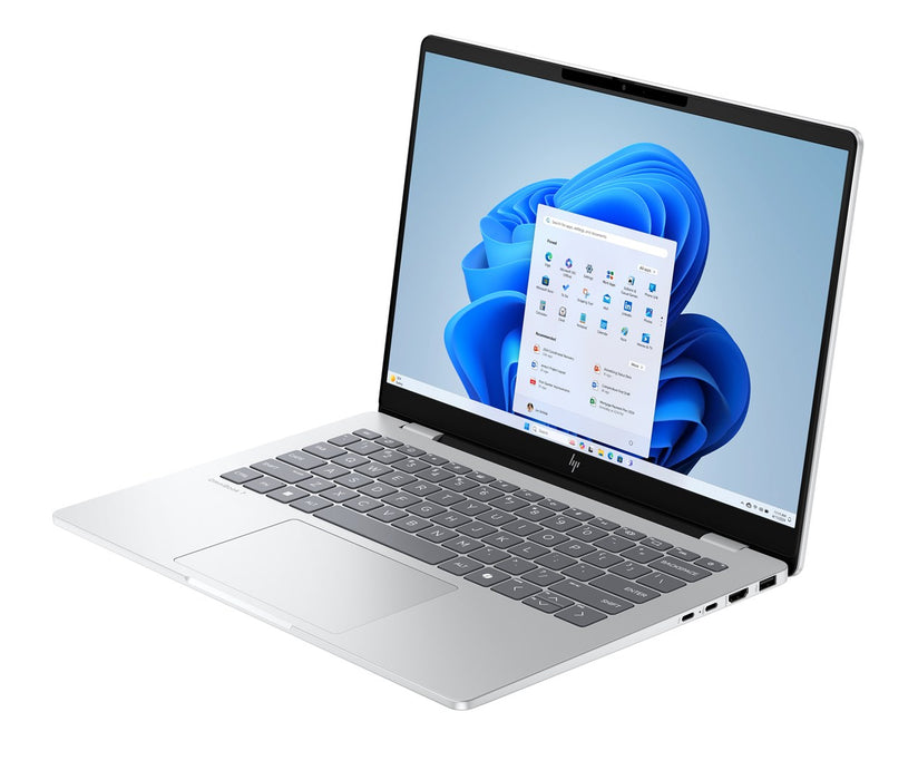 HP OmniBook 7 AI 14-fr0003nw Intel Core Ultra 5 225U Laptop 35.6 cm (14") 2K Display 16 GB LPDDR5 SDRAM 512 GB SSD Wi-Fi 6E (802.11ax) Windows 11 Pro AI PC Silver