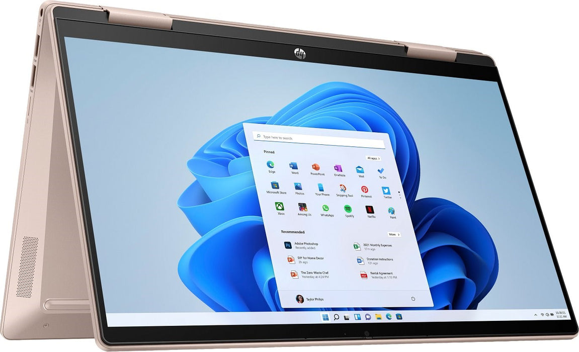 HP Pavilion x360 14-ek2000ny Core i5 120U 14" FHD Touch IPS 60Hz 300 nits 16GB DDR4 512GB SSD 5MP camera 43Wh Win11 Pale Golden Rose 2-year warranty