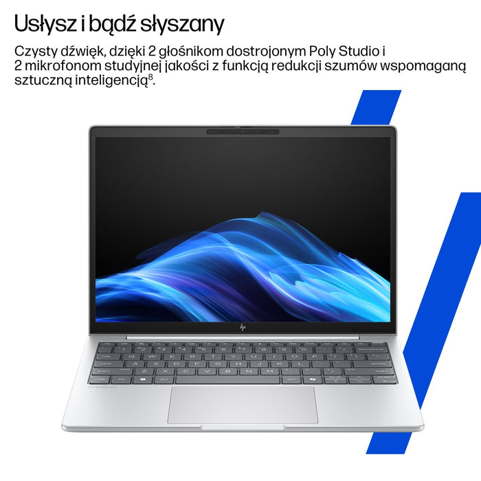 HP EliteBook 8 G1i Ultra 5 225U 16"WUXGA 400nits LBL AG 16GB DDR5 5600 SSD512 Intel® Arc™ Cam 5M+IR+ISP 62Wh W11Pro Aluminium Glacier Silver 3Y OnSite