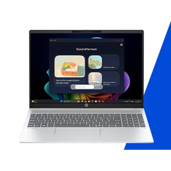 HP OmniBook 5 Next Gen AI 16-ag1030nw Copilot+ PC AMD Ryzen AI 7 Laptop 40.6 cm (16") 2K 24 GB LPDDR5x-SDRAM Wi-Fi 6E (802.11ax) Windows 11 Home Silver