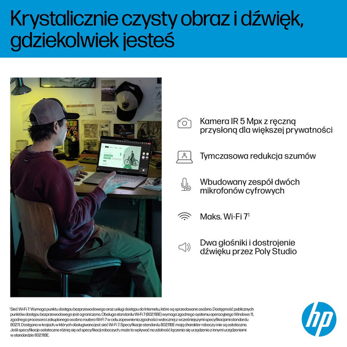 HP OmniBook X Flip Next Gen AI 16-ar0016nw Copilot+ PC AMD Ryzen AI 5 340 2-in-1 40.6 cm (16") touchscreen 2K 16 GB LPDDR5x-SDRAM 1 TB SSD Wi-Fi 7 (802.11be) Windows 11 Home Silver
