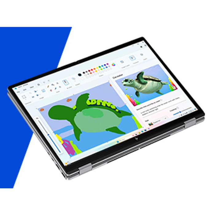 HP OmniBook X Flip Next Gen AI 16-ar0016nw Copilot+ PC AMD Ryzen AI 5 340 2-in-1 40.6 cm (16") touchscreen 2K 16 GB LPDDR5x-SDRAM 1 TB SSD Wi-Fi 7 (802.11be) Windows 11 Home Silver
