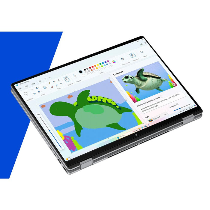 HP OmniBook X Flip Next Gen AI 16-ar0016nw Copilot+ PC AMD Ryzen AI 5 340 2-in-1 40.6 cm (16") touchscreen 2K 16 GB LPDDR5x-SDRAM 1 TB SSD Wi-Fi 7 (802.11be) Windows 11 Home Silver