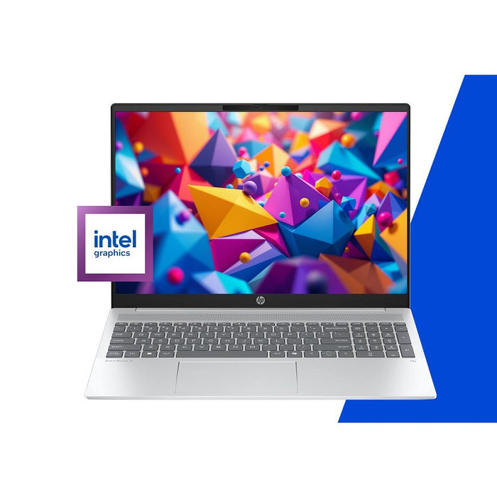 HP OmniBook 5 AI 16-af1072nw Intel Core Ultra 5 225U Laptop 40.6 cm (16") 2K 16 GB LPDDR5x-SDRAM 512 GB SSD Wi-Fi 6E (802.11ax) FreeDOS AI PC Silver