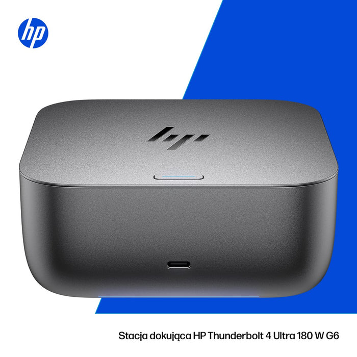 HP Thunderbolt 4 Ultra 180W G6 Dock TBT4 USB-C HDMI RJ-45 2xUSB-C 2xDP 5xUSB (EU)