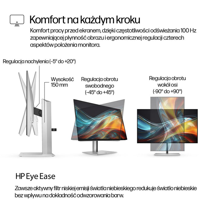 Monitor HP S7 PRO 724PF 23,8" Full HD 100 Hz
