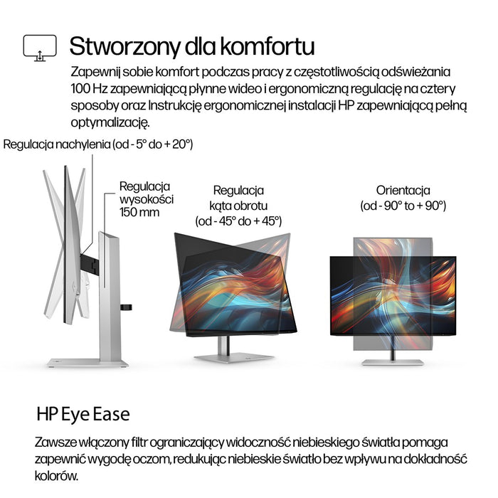 Monitor HP 724pu WUXGA 24" 100 Hz