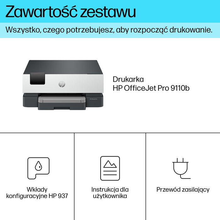 HP OfficeJet Pro 9110b color up to 25ppm Printer