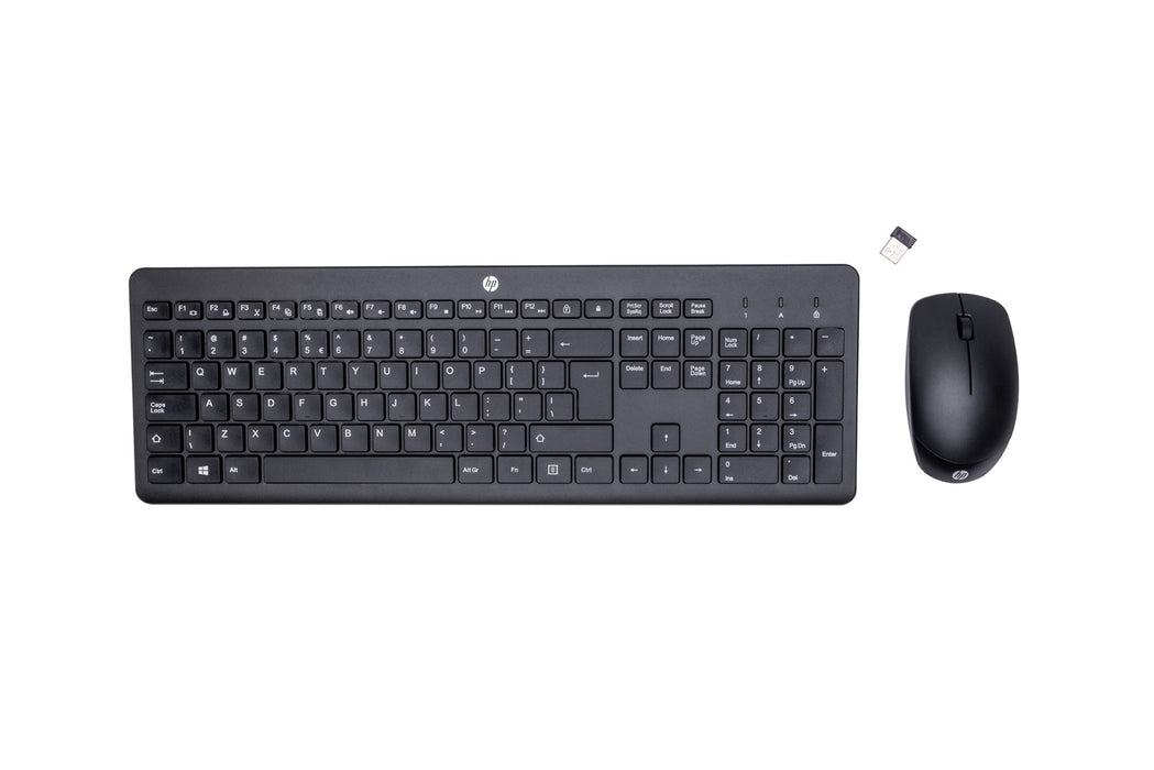 HP 230 Wireless Mouse and Keyboard Combo (Black) EURO