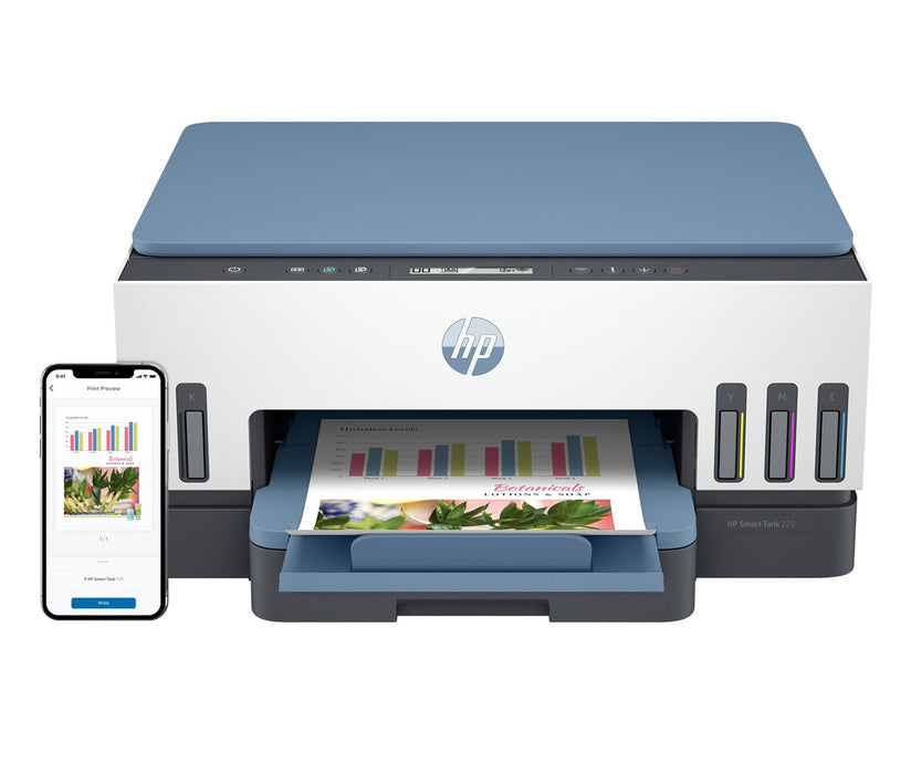 HP Smart Tank 725 All-in-One Thermal inkjet A4 4800 x 1200 DPI 15 ppm Wi-Fi