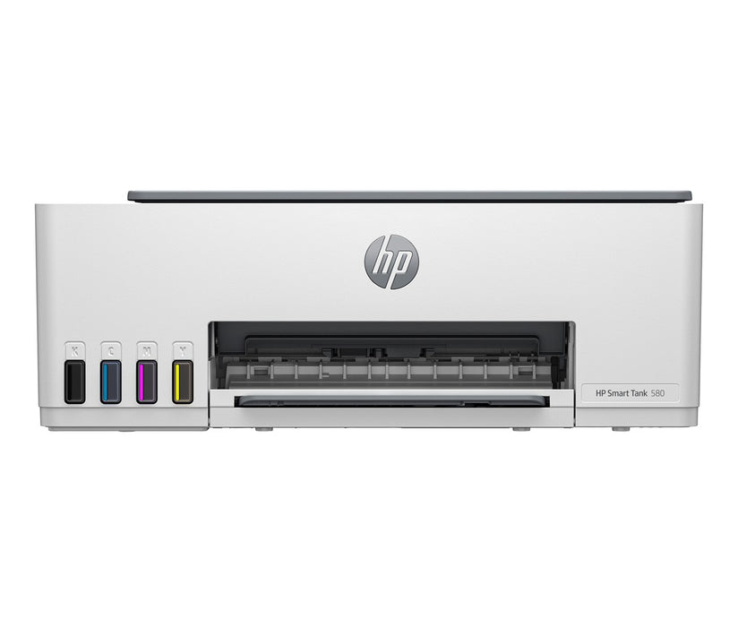 HP Smart Tank 580 All-in-One Printer, Home and home office, Print, copy, scan, Wireless; High-volume printer tank; Print from phone or tablet; Scan to PDF