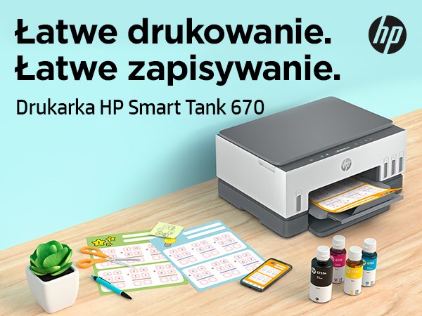 HP Smart Tank 670 All-in-One A4 Color Dual-band WiFi Print Scan Copy Inkjet 12/7ppm
