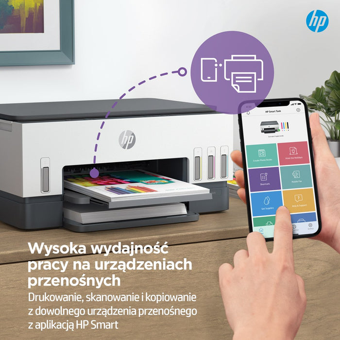 HP Smart Tank 670 All-in-One A4 Color Dual-band WiFi Print Scan Copy Inkjet 12/7ppm