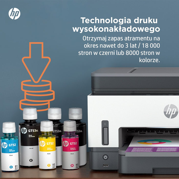 HP Smart Tank 790 All-in-One A4 Color Dual-band WiFi Ethernet Print Scan Copy Inkjet Fax 15/9ppm