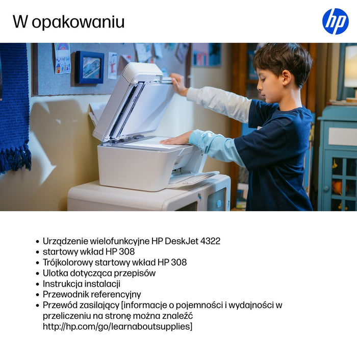 HP DeskJet 4322 All-in-One Color Printer 8.5/5.5 ppm