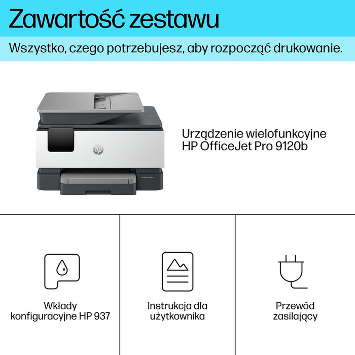 HP OfficeJet Pro 9120b All-in-One color up to 24ppm Printer
