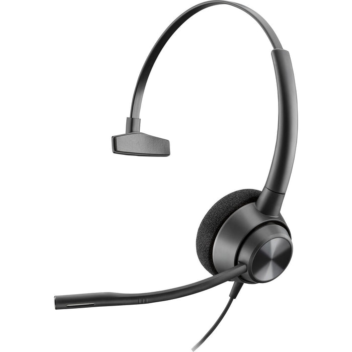 HP Poly EncorePro 310 EncorePro 300 series headset on-ear wired active noise cancelling Quick Disconnect black
