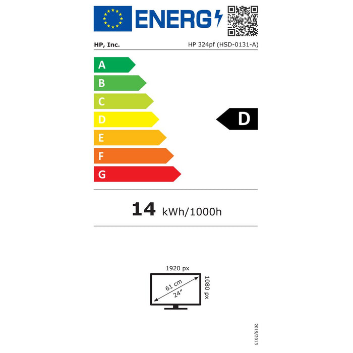HP Series 3 Pro 324pf 23.8inch FHD 250nits HDMI DP VGA (EU) 3/3/0
