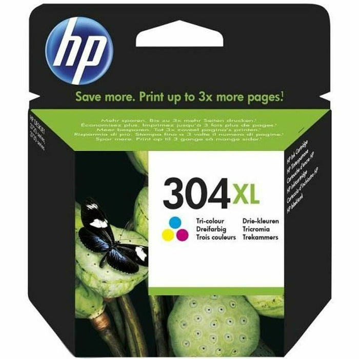 HP 304XL original Tri-color Ink cartridge N9K07AE UUS