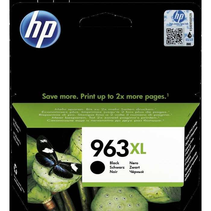 Original Ink Cartridge HP Officejet Pro All-in-One 9010,9012,9014,9015,9016,9019,9020,9022,9025 - Nº 963XL Black (40 Units)