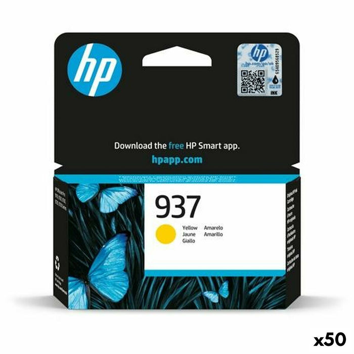 Original Ink Cartridge HP 937 Yellow (50 Units)