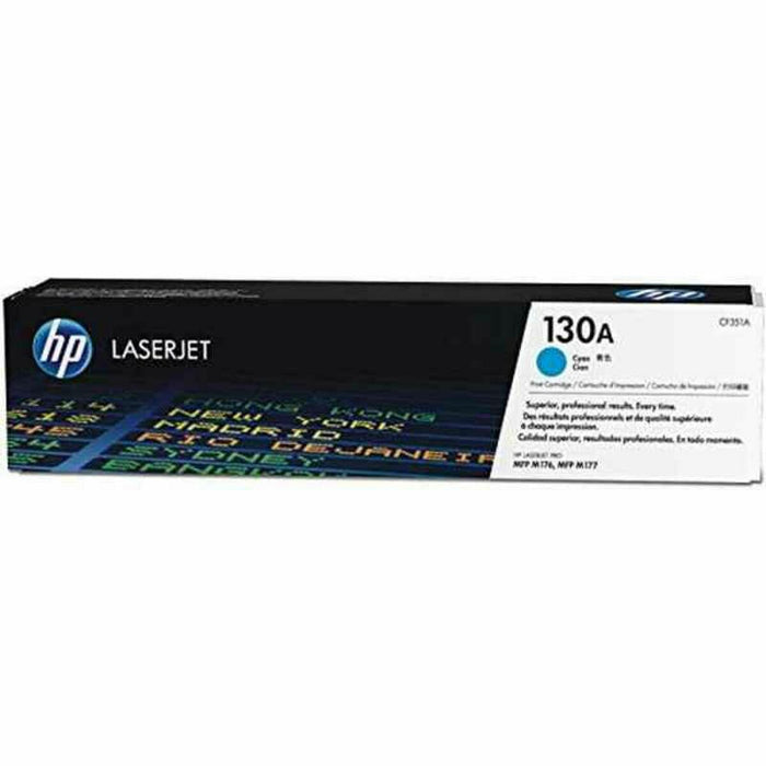 HP 130A Cyan LaserJet Toner Cartridge (CF351A)