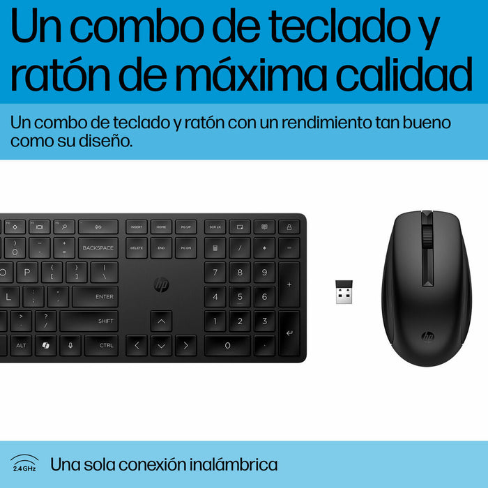Keyboard and Mouse HP 4R009UT Black