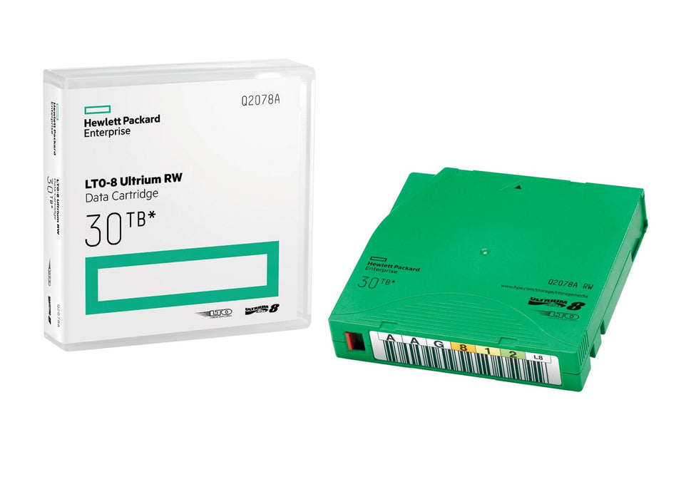 HPE LTO-8 Ultrium 30TB RW Data Cartridge (P)