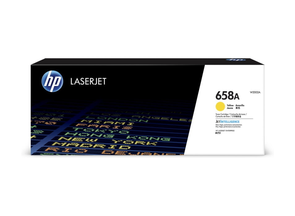 HP 658A Yellow LaserJet Toner Cartridge