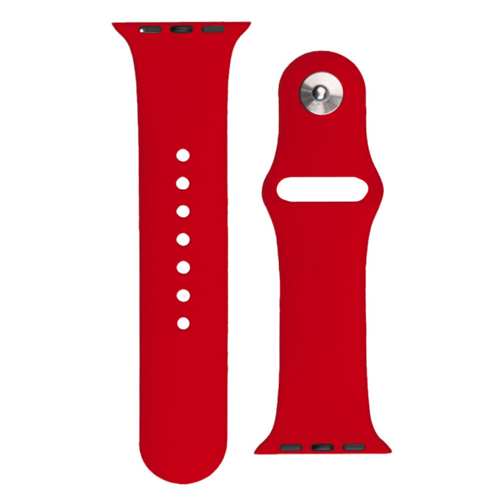 Silicone Strap APS for Apple Watch 38/40/41mm Strap Watchband - Red