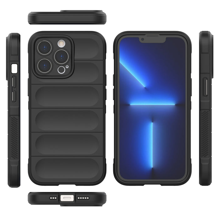 Magic Shield Case for iPhone 13 Pro flexible armored cover black