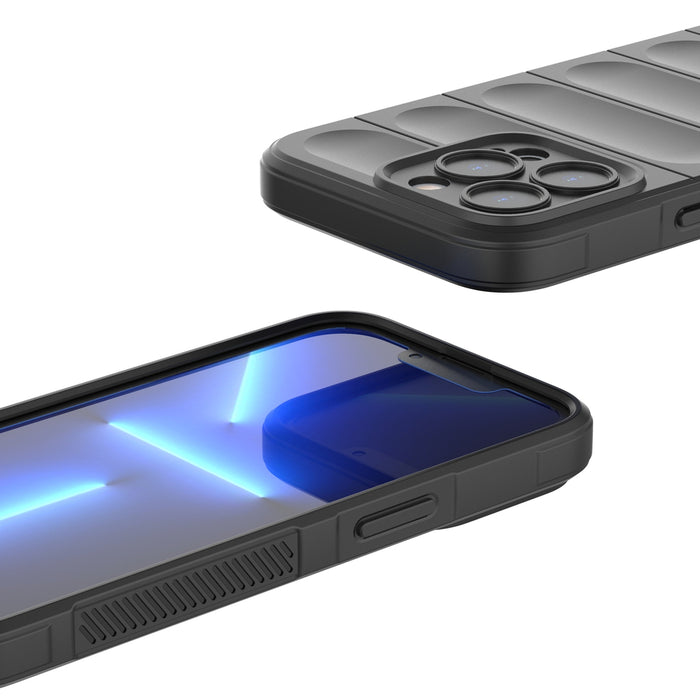Magic Shield Case for iPhone 13 Pro flexible armored cover dark blue