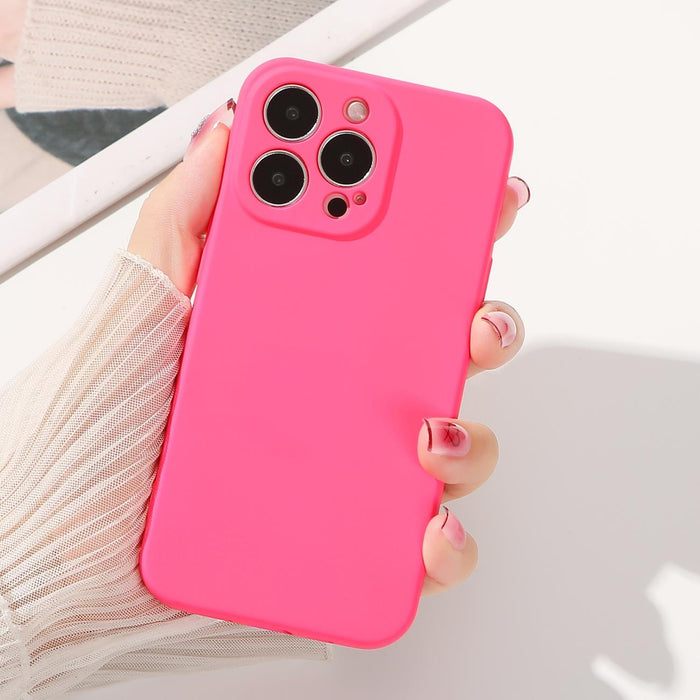 Silicone case iPhone 14 Plus silicone cover mint green