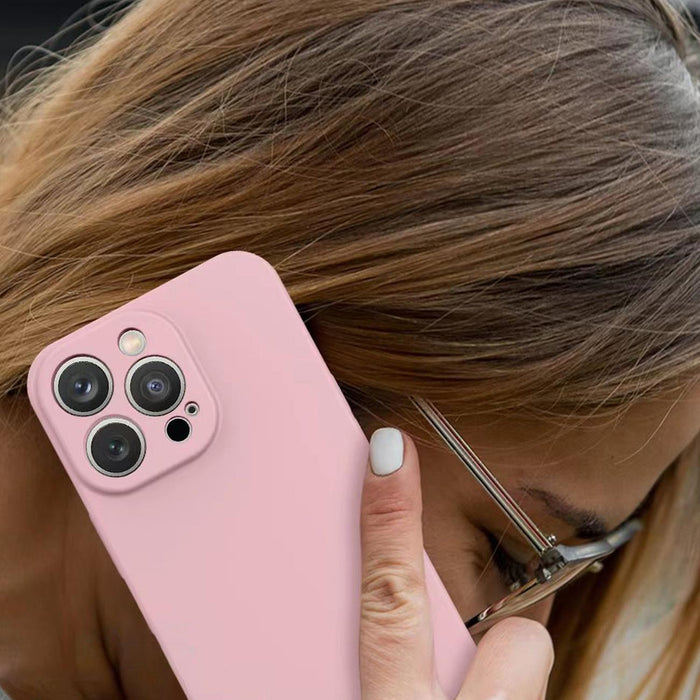Silicone case iPhone 14 Plus silicone case fuchsia