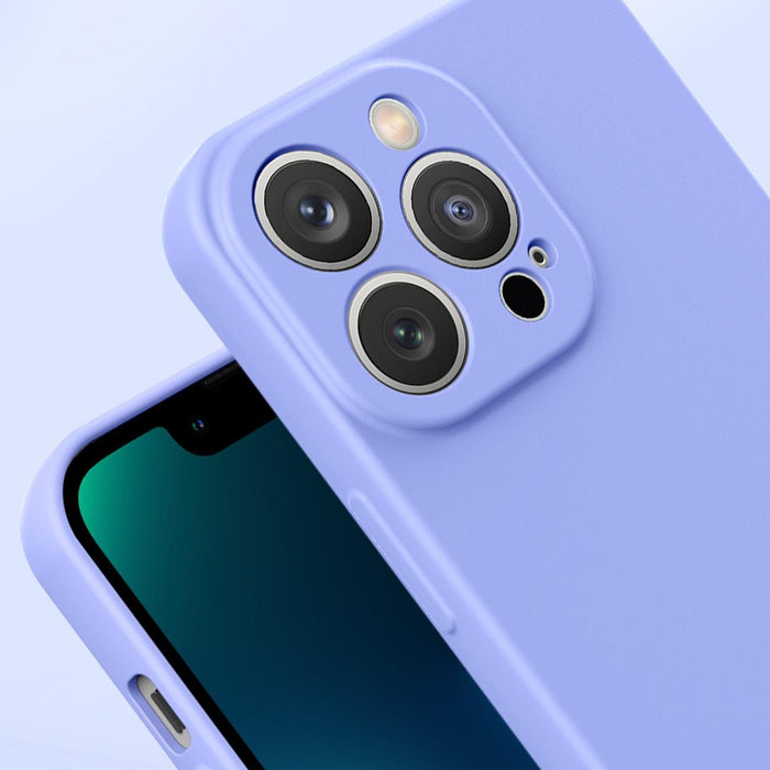 Silicone case iPhone 14 Plus silicone case purple
