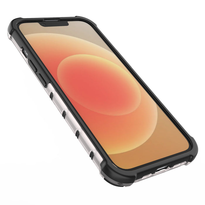 Honeycomb case for iPhone 14 Plus armored hybrid cover black