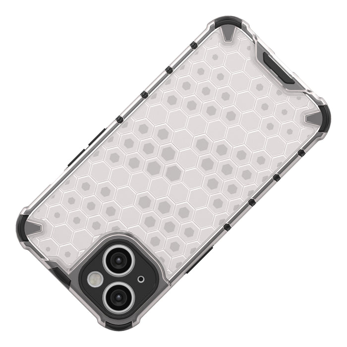 Honeycomb case for iPhone 14 Plus armored hybrid cover black