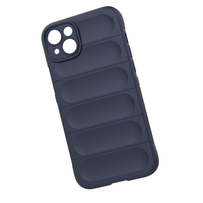 Magic Shield Case case for iPhone 14 Plus elastic armored case in burgundy