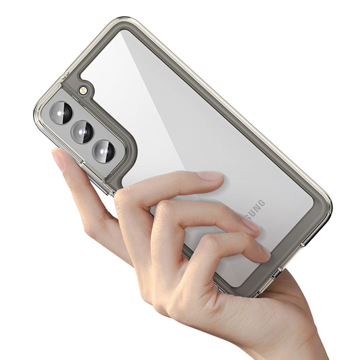 Outer Space Case for Samsung Galaxy S23 cover with a flexible frame blue