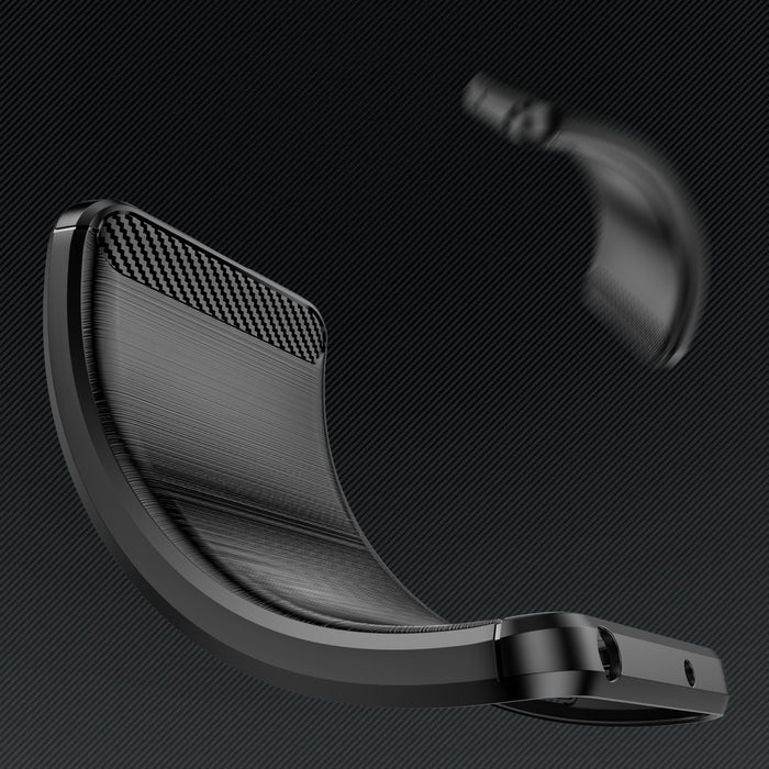 Carbon Case cover for Nokia G400 flexible silicone carbon cover black