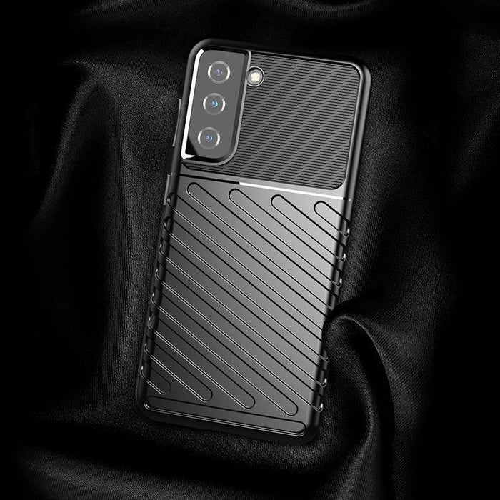 Thunder Case case for Samsung Galaxy S23+ silicone armor case blue