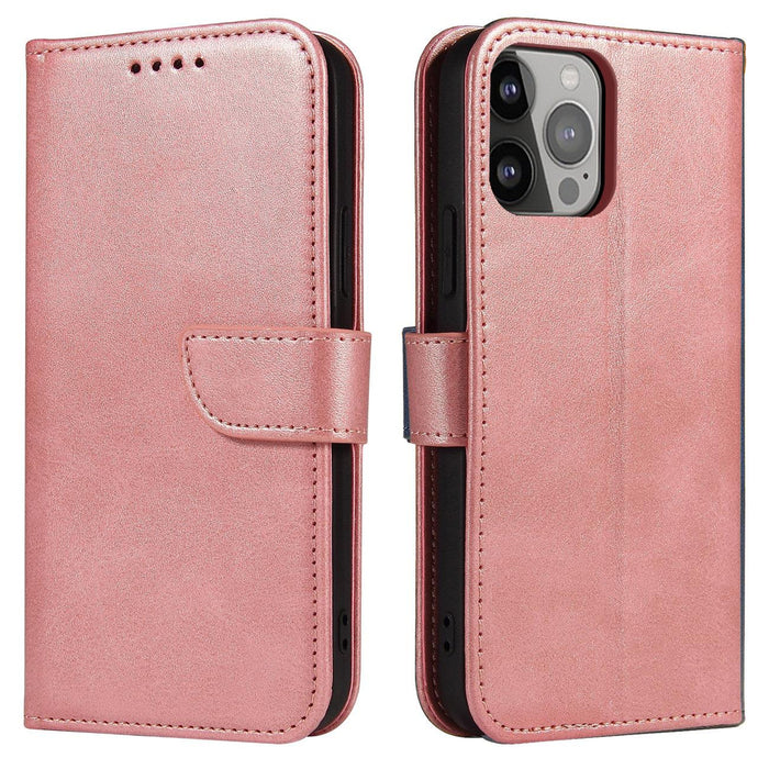 Magnet Case case for Samsung Galaxy S23+ flip cover wallet stand pink