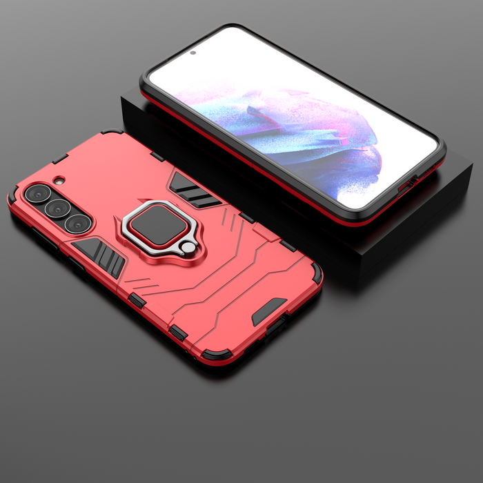 Ring Armor case for Samsung Galaxy S23+ armored cover magnetic holder ring black