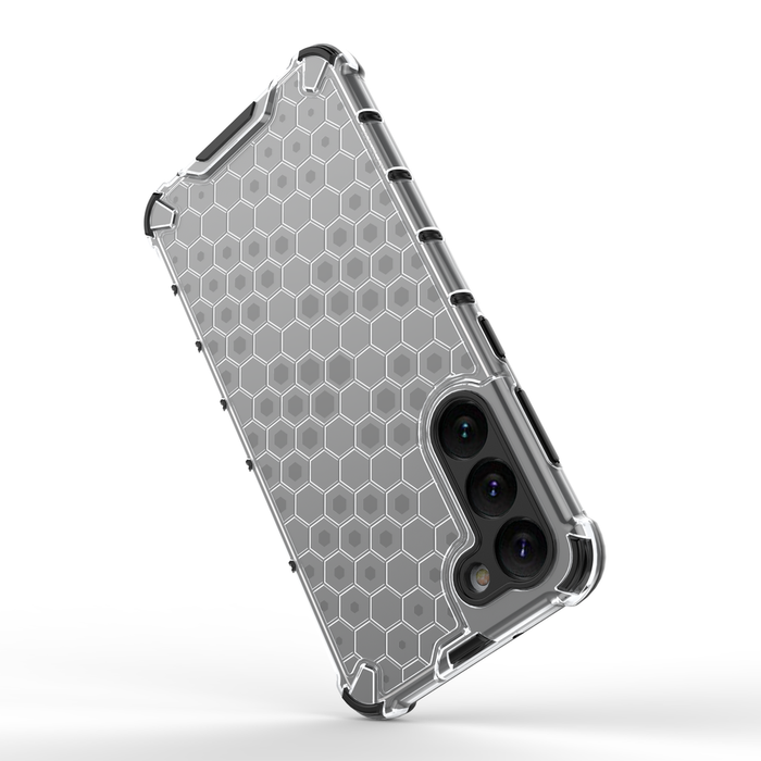 Honeycomb case for Samsung Galaxy S23+ armored hybrid cover blue