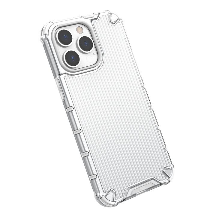 Ombre Protect Case for iPhone 14 Pro Max pink and blue armored case