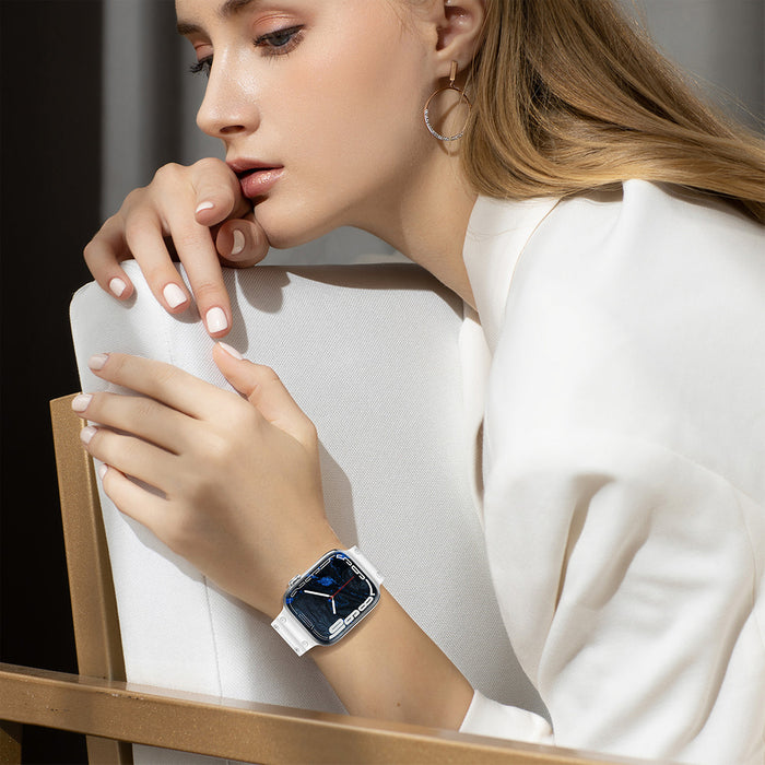 Strap Triple Protection for Apple Watch 38 / 40 / 41 mm band bracelet - transparent