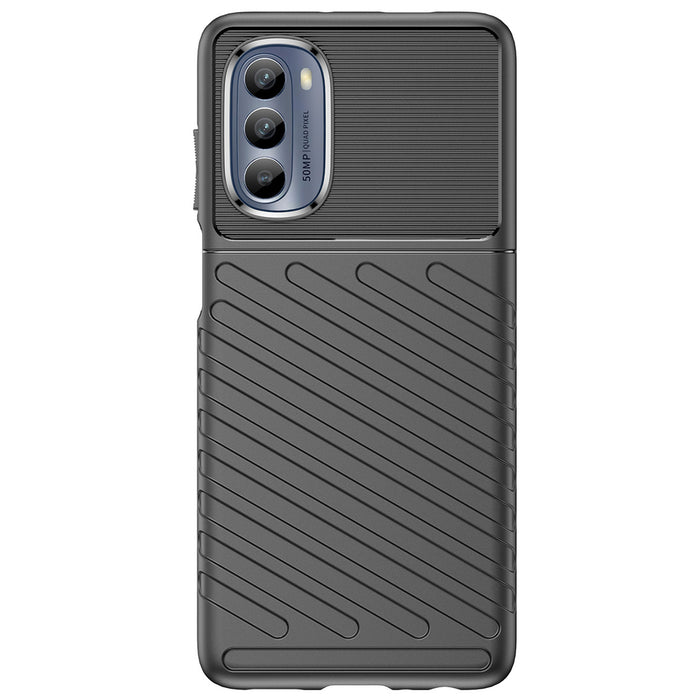 Thunder Case for Motorola Moto G62 5G silicone armor case black